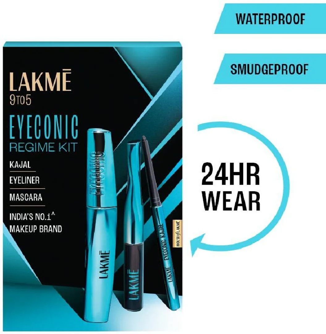Lakm Collection - Eye Regime Kit (Black, 13.85 ml)