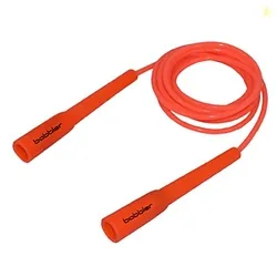 Babbler BS-300 Orange Skipping Rope With 5mm Coloured Rope With Rope Adjuster and Slim Handle Long Size For Easy Grip (Tin Box Packing), Pack of 1 Pie