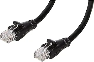 amazon basics RJ45 Cat-6 Ethernet LAN/Patch Cable for Personal Computer - 3 Feet (Black) amazon basics RJ45 Cat-6 Ethernet LAN/Patch Cable for Persona