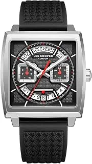 Multifunction Black Square Dial Men's Watch - LC08065.351