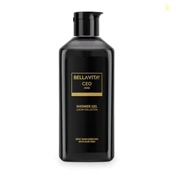 CEO Man Body Wash 250ml Refreshing Shower Gel for Men | Deep Cleansing, Hydrating and Moisturising Skin with Aloe Vera & Charcoal Powder