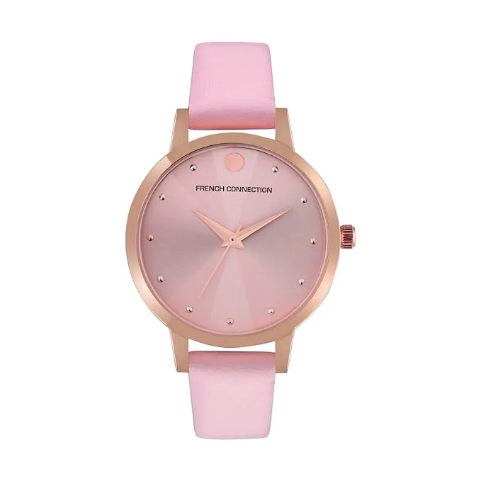 French Connection Analog Pink Dial Women's Watch-FCN00017I