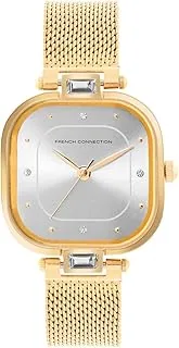 French Connection Sunray Silver Dial Analog Watch for Women - FCN0107GM