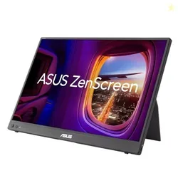 ASUS ZenScreen MB16FC Portable Monitor  16-inch 16:10 WUXGA (1920 x 1200) IPS Panel, Power Pass Through, Auto Rotate, Tripod, USB Type-C, mini-HDMI, Flicker Free, Low Blue Light, FSC Mix-Certified