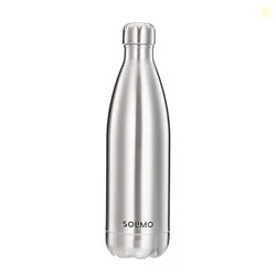 Stainless Steel Insulated 24 Hours Hot or Cold Bottle Flask, 1000 ml, Silver