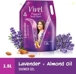 Vivel Lavender & Almond Oil Fragrant Body Wash 1.3 L