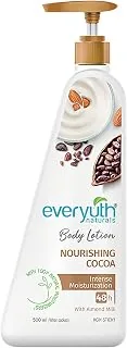Naturals Nourishing Cocoa Body Lotion | 48Hr Deep Moisturization | Smooth, Radiant & Healthy Skin| With 100% Natural Almond Milk & Cocoa | Deep Moistu