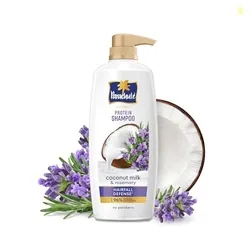 Protein Shampoo with Coconut Milk & Rosemary | Up to 96% Hair Fall Reduction & up to 23X Hair Fall Control | Protein Lock Technology | Paraben free |