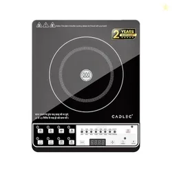 CookEase 2000W Induction Cooktop for Home & Kitchen | Sleek & Modern Design, 8 Cooking Modes, LED Display, Auto Shut-Off & Overheat Protection | BIS A