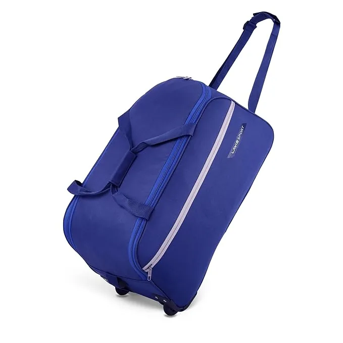 Lavie Sport Lino M Large Size 63 cms Duffle Wheeler Bag | 2 Wheel Duffle Bag | Duffle Bag with Adjustable Handle