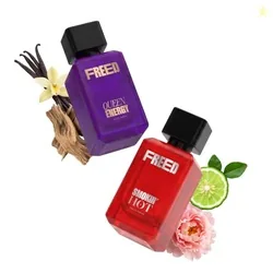 Freed Queen Energy & Smoking Hot Perfume for Women (80ml X 2) | Long Lasting Fragrance | Date Night Perfume |Gift for Women