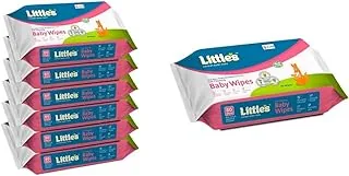 Little's Soft Cleansing Baby Wipes with Aloe Vera, Jojoba Oil and Vitamin E (480 wipes) 6 pack