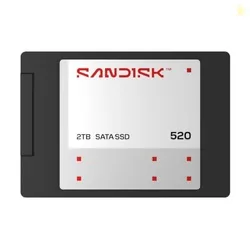SanDisk 520 SATA SSD 500GB, 2.5-inch Internal Solid State Drive, Up to 560MB/s Read Speed, 3D NAND, Up to 1000TBW Endurance, 5-Year Limited Warranty