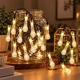 Desidiya Fairy 12 Water LED Drop String Lights 4Mtr String Light for Diwali Decoration Festive Light Fro Decoration for Inddor & Outdoor Balcony, Mand
