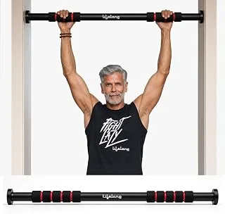 Pull Up Bar for Home Kids|Adjustable 62 100 cm Doorway PullUp Bar For Home Gym Equipment|No Screw Pull Up Bar Door Mounted|100kg Capacity,Anti-Slip Lo