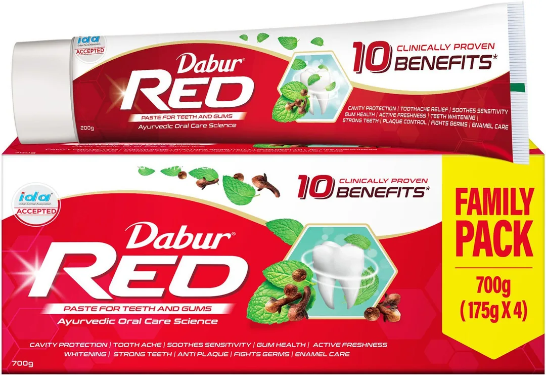 Dabur Red Cavity Protection 13 Ayurvedic Herbs Toothpaste (700 g)