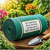 Bindian Green Shade Net, 50% UV Sun Protection, for Terrace, Garden, Green House, Balcony, & Gardening Multipurpose Agro Netting (5x6 Feet)
