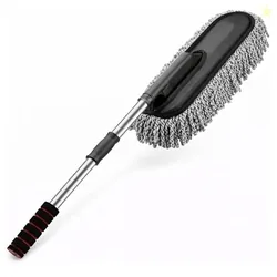 CX2 Microfiber Car Wash Duster with Expandable Handle, Scratch-Free, Wet & Dry Multi-Purpose Auto Detailing Tool
