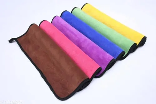 JEEVA ENTERPRISES 800 GSM Microfiber 2 Sided Extra Thick Microfiber Cleaning Cloths Perfect for Bike Auto Cars Both. Interior and Exterior |Size (40x6