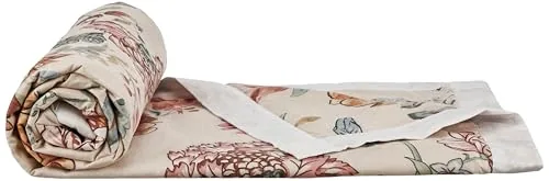 Amazon Brand - Solimo Double Microfiber Quilt|100% Microfiber Exterior|120 GSM|for Mild Winters and Ac Rooms (Lavender Meadow)