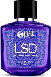 Perfume LSD Eau De Parfum, Amber Spicy Scent, Strong EDP Long Lasting Fragrance Concentrated Sprays, Gift For Men, Husband, Boyfriend, 100 ml, Pack of