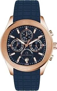 Carlington Legacy Series Men's Analog Chronograph Watch | Premium Silicone Strap | Elegant Luxury Business Sports Wrist Watch for Men & Boys - Model C