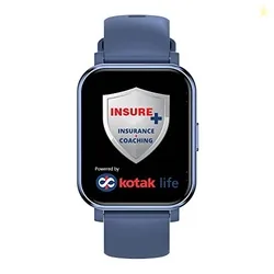 GOQii Insure+ 5 lakhs Health Insurance with Smart Vital Stream (Blue) and 3 Months Personal Coaching