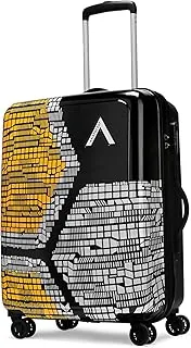 Bruce Check-in Trolley Bag 64cm | Medium | Hard Luggage | Smooth 8-Wheel Suitcase | Secure Combination Lock with Sturdy Zipper | Full Fabric Convipack