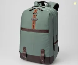 Gear Classic 4 19"/31L anti theft faux leather Medium Water Resistant Laptop Backpack/Casual Backpack/Daypack/Travel Backpack/College Bag For Men/Wome