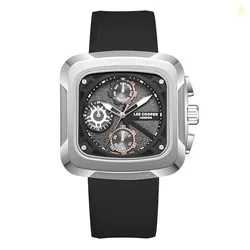 Lee Cooper Multifunction Black Square Dial Men's Watch - LC08012.361