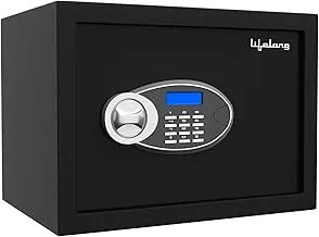 Lifelong Locker for Home & Office | 34L Digital Safe Locker Tijori with 5mm Sturdy Metal Door, Electronic Keypad, Anti-Theft Alarm & Emergency Keys |