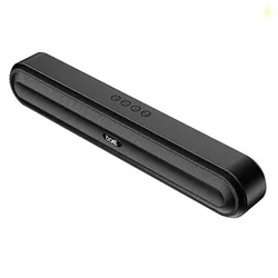 boAt Aavante Bar 490 10W Signature Sound Dual Full-Range Drivers,7 HRS Battery, Built-in Mic,2.0 CH, Free Music Streaming on JioSaavn, Bluetooth Sound Bar, Soundbar Speaker (Classic Black)