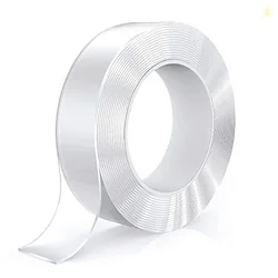 UFLOW Double Sided Tape (1 Pcs) Heavy Duty - Multipurpose Removable Traceless Mounting Adhesive Tape for Wall, Washable Reusable Strong Sticky Strips