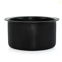 NIRLON Hard Anodised Cook Tope/Gas Stove Compatible Boiling Tope Patila - 3 Litre (Black)