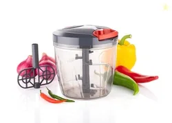 Clazkit Plastic Kitchen Dori Handy Vegetable and Fruit Manual Onion Dry Fruit Salad Maker Vegetable Quick String Chopper Machine, Cutter  6 Stainless