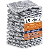 Non Scratch Wire Dish Cloth (Pack of 15), Steel Scrubber for Utensils Cleaning, Multipurpose Wet and Dry Cleaning, Stainless-Steel Dish Wash Scrubber