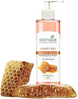 Honey Gel Soothe & Nourish Foaming Face wash | Soap Free Formula | Reduce Dryness | 100% Botanical Extracts | Suitable for All Skin Types | 200ml