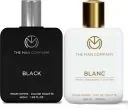THE MAN COMPANY Blanc EDT (50ml) & Black EDT (50ml) Long Lasting Perfume Gift Set Eau de Toilette - 100 ml