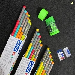 Personalized pencils with name | Personalised Name Pencil for Kids with Free Eraser & Sharpener, name engraved HB Pencils | Best For School, Return Gi