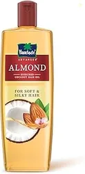 Parachute Advansed Almond enriched Coconut Hair Oil with Vitamin E 300ml|Nourishes & Softens Hair | Helps Control Hair Fall| Helps Promotes Hair Growt
