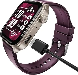 Storm Call 4 India's first Smartwatch with Type-C Charging,1.96(4.97 cm) HD Display, Functional Crown, BT Calling, Sports Modes, Heart Rate, SpO2, Sl