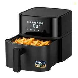 Lifelong Smartchoice 4.2L Digital Air Fryer |7 Preset Menus| Detachable Handle, Touch Panel, Non-Stick Basket| 360 Rapid Air Technology |Use Little t