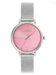 Analog Pink Dial | Silver Stainless Steel | Watch for Women - FCN049A