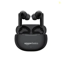 amazon basics True Wireless in-Ear Earbuds with Mic, Touch Control, IPX5 Water-Resistance, Bluetooth 5.3, Up t