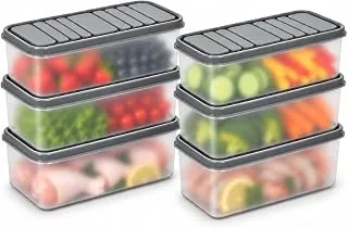 Air Tight Plastic Storage Containers Set for Kitchen | Pantry Organizers Kitchen Accessories Items,Fridge Storage Boxes | Leak-Proof, Durable, and Spa