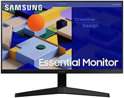 Samsung 24-inch (60.46cm) FHD Flat 1,920 x 1,080 Monitor, IPS, 75 Hz, Bezel Less Design, AMD FreeSync, Flicker Free, HDMI, D-sub, (LS24C310EAWXXL, Bla