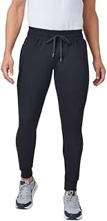Track Pants for Men;Lower with 2 Side Zipper Pockets,Your Go-to for Running, Gym, and Comfortable Style|Men's Casual Drawstring Regular Fit Stretchabl