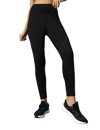 PUMP'D, Activewear Leggings, Slim Fit,Black Hole, L