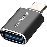 ZEBRONICS ATC1 USB Type A to Type C Converter, USB 3.0, High-Speed Data Transfer, Backward Compatibility, Plug and Play, for Laptops | Smartphones | C