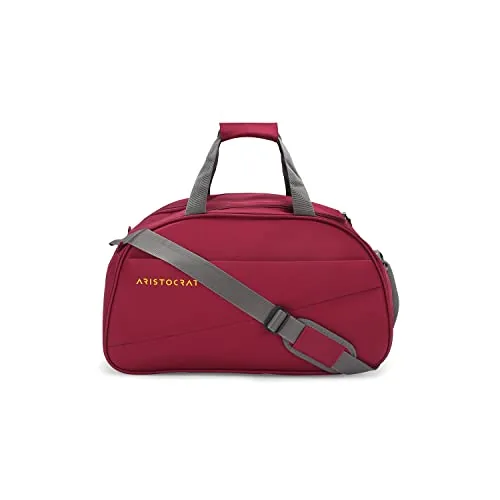 Polyester 50 Cms Small Duffle Bag (Red)